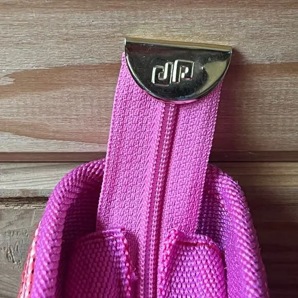 Hot Pink Woven Straw Tote Wood Handles Resort Bag Made in Italy NWOT Piergiorgio - Picture 16 of 16